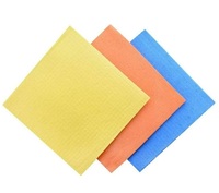 Салфетка для уборки 14х16 см 3 шт/уп целлюлозная губчатая  разноцветный