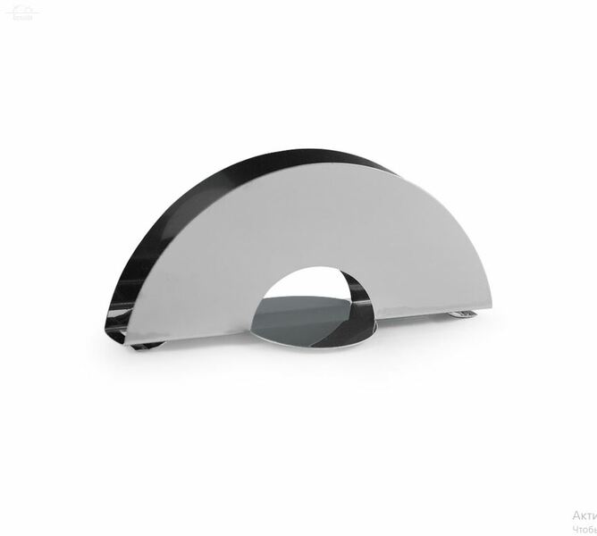 Салфетница L150 мм H70 мм нержавеющая сталь Полукруг KL Салфетница L150 мм H70 мм нержавеющая сталь Полукруг KL