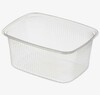 Контейнер прямоугольный  200 мл 108х82 мм H39 мм PP прозрачный