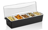 Контейнер для фруктов 5 отделений 49х16 см, H9,5 см GASTROPLAST