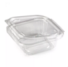 Контейнер с совмещенной крышкой 350 мл  137х132 мм H46мм PET прозрачный