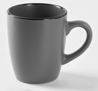 Кружка Доляна «Ваниль», 380 мл, керамика, серая