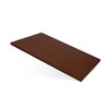 Доска разделочная 350х260х8 мм  пластик коричневая KL