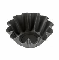 Форма для кекса D7/4,5 см H2,6см 50 мл черная сталь  Марлен