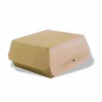 Коробка для гамбургера ECO 102/108х102/118х60 мм  крафт
