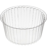 Контейнер круглый ПР-М-195Д 230 мл прозрачный D95 мм H60 мм