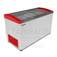 Ларь морозильный с гнутым стеклом GELLAR FG 500 E  FROSTOR 450   4