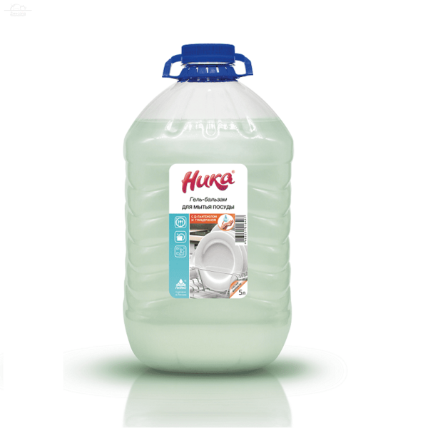 Средство для мытья посуды 5 л Ника Гель-бальзам Средство для мытья посуды 5 л Ника Гель-бальзам