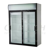 Шкаф холодильный со стеклянной дверью DM110-S (ШХ-1,0 ДС) POLAIR  +1…+10°С Standart