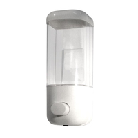 Диспенсер для жидкого мыла  500 мл  (дозировка 1мл)  Система S6 белый  арт. дц-25