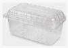 Контейнер прямоугольный  для овощей, грибов, ягод  188х115 мм H115 мм РЕТ прозрачный