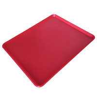 Поднос столовый 43х36 см красный   Технопласт СНЯТО с пр-ва  (есть мки017)