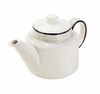 Чайник 775 мл  фарфор Пастораль серый Кунстверк