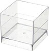 Креманка пластиковая 60 мл 47х47 мм  Форма Куб Кристалл прозрачный PS