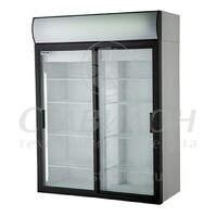 Шкаф холодильный со стеклянной дверью DM110Sd-S (ШХ-1,0 ДС) POLAIR  +1…+10°С Standart