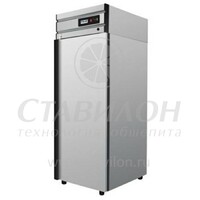 Шкаф морозильный нержавеющий с глухой дверью CB107-G (ШН-0,7 нерж) POLAIR  -18°С Grande