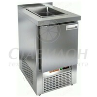 Стол для салатов GN с бортом SLE3-1GN без крышки HICOLD  +2...+10°С   1 дверь  нержавеющая сталь