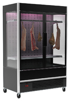 Горка холодильная Carboma FC 20-08 VV 1,3-3 X7 9005 (распашные двери, структурный стеклопакет)