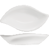 Салатник 200 мл 19х10 см, H3 см Лист KunstWerk фарфор белый