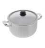 Кастрюля 3 л D20 см нерж.сталь с крышкой Эконом без ТРС Амет