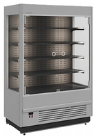 Горка холодильная Carboma FC20-07 VM 1,0-1 Light 9006-9005 (фронт X0, распашные двери)