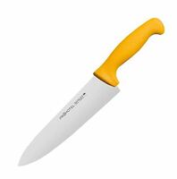 Нож поварской 20 см  желтый ProHotel