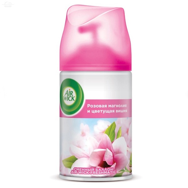 Освежитель воздуха 250 мл Аирвик сменный блок Магнолия и вишня Освежитель воздуха 250 мл Аирвик сменный блок Магнолия и вишня