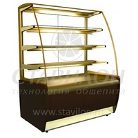 Витрина кондитерская ВХСв-0,9д K70 VM 0,9-1 Carboma  +6...+12°С Carboma  3 полки  краш металл