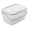 Ведро с крышкой 5,8 л 293х198 мм H150 мм Альянс Упак PP прозрачный