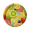 Тарелка бумажная D230 мм столовая Фрукты