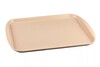 Поднос столовый 45х35 см бежевый полипропилен  Рестола 