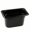 Гастроемкость полипропилен GN 1/9 176х108х100 мм черный Рестола 610 422102513