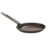 Сковорода блинная 20 см Н2,5 см черная сталь    Paderno