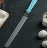 Лопатка 40 см нерж.сталь узкая изогнутая пластиковая ручка  