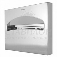 Диспенсер для бумажных покрытий на унитаз TCN-506-1/2 KSITEX универсальный   блестящий  нерж