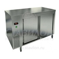 Стол тепловой островной GN TS 10 GN O HICOLD  до +65°С   2 двери-купе  нержавеющая сталь