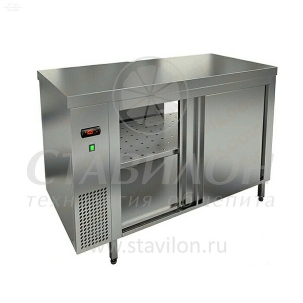 Стол тепловой сквозной TS T 10 SN O HICOLD до +65°С 2+2 двери-купе нержавеющая сталь Стол тепловой сквозной TS T 10 SN O HICOLD до +65°С 2+2 двери-купе нержавеющая сталь