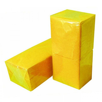 Салфетки 33х33 см 1 слой 300 шт/уп  БигПак желтый