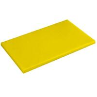 Доска разделочная 600х400х18 мм  пластик желтый  Maco