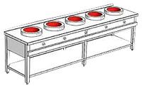 Плита индукционная WOK Heidebrenner ETK-I-W 761529