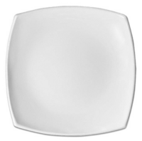 Тарелка квадратная 22х22 см белый Фокус