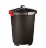 Бак 45 л с крышкой пластик черный  Рестола 4011