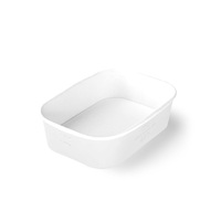 Контейнер CASE BOWL 170/150х120/100х51 мм  660 мл белый / белый OSQ