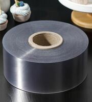 Лента кондитерская H10 см 200 м 200 мкм  Доляна прозрачная