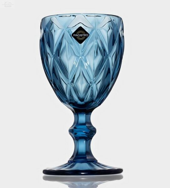 Бокал для вина 250 мл синий Круиз Magistro Бокал для вина 250 мл синий Круиз Magistro