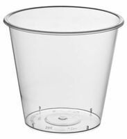 Стакан 300 мл D90 мм прозрачный глянец Bubble Cup  РP 