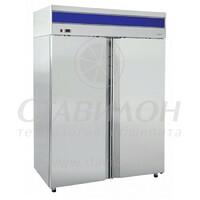 Шкаф холодильный нержавеющий с глухой дверью ШХс-1,4-03 нерж Абат 0...+5°С