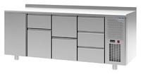 Стол холодильный POLAIR TM4-0123-G с бортом