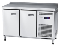 Стол холодильный Abat СХС-60-01-СО (2 двери, с бортом)