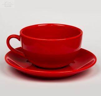Чайная пара 300 мл Barista P.L. Proff Cuisine фарфор красный 81229560 Чайная пара 300 мл Barista P.L. Proff Cuisine фарфор красный 81229560